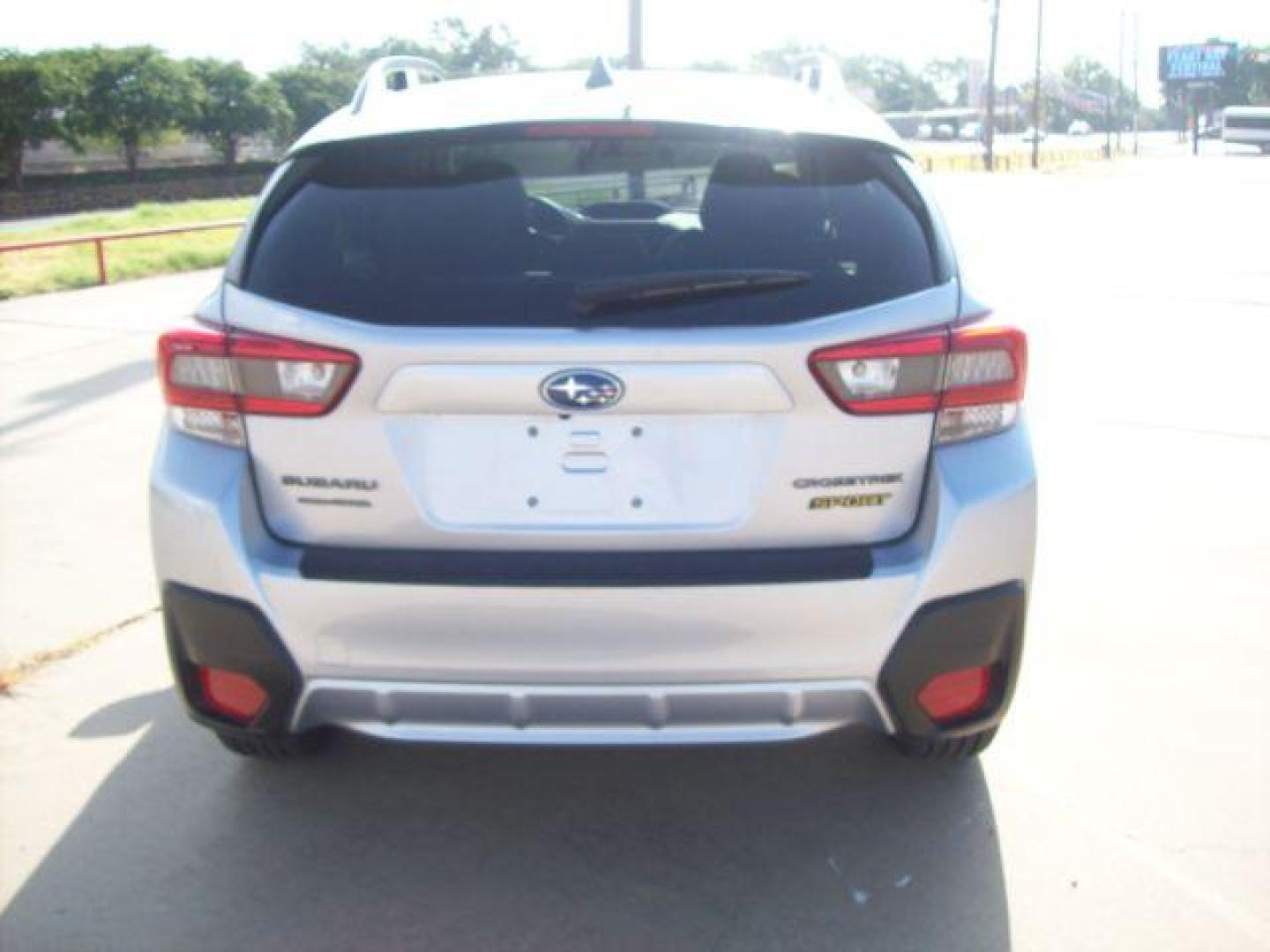 2021 Gray /Gray StarTex w/Yellow Stitching, leatherette Subaru Crosstrek Sport (JF2GTHSCXMH) with an 2.5L H4 SOHC 16V engine, Continuously Variable Transmission transmission, located at 605 West Oak Street, West, TX, 76691, (254) 826-5852, 31.803501, -97.098549 - Photo#3