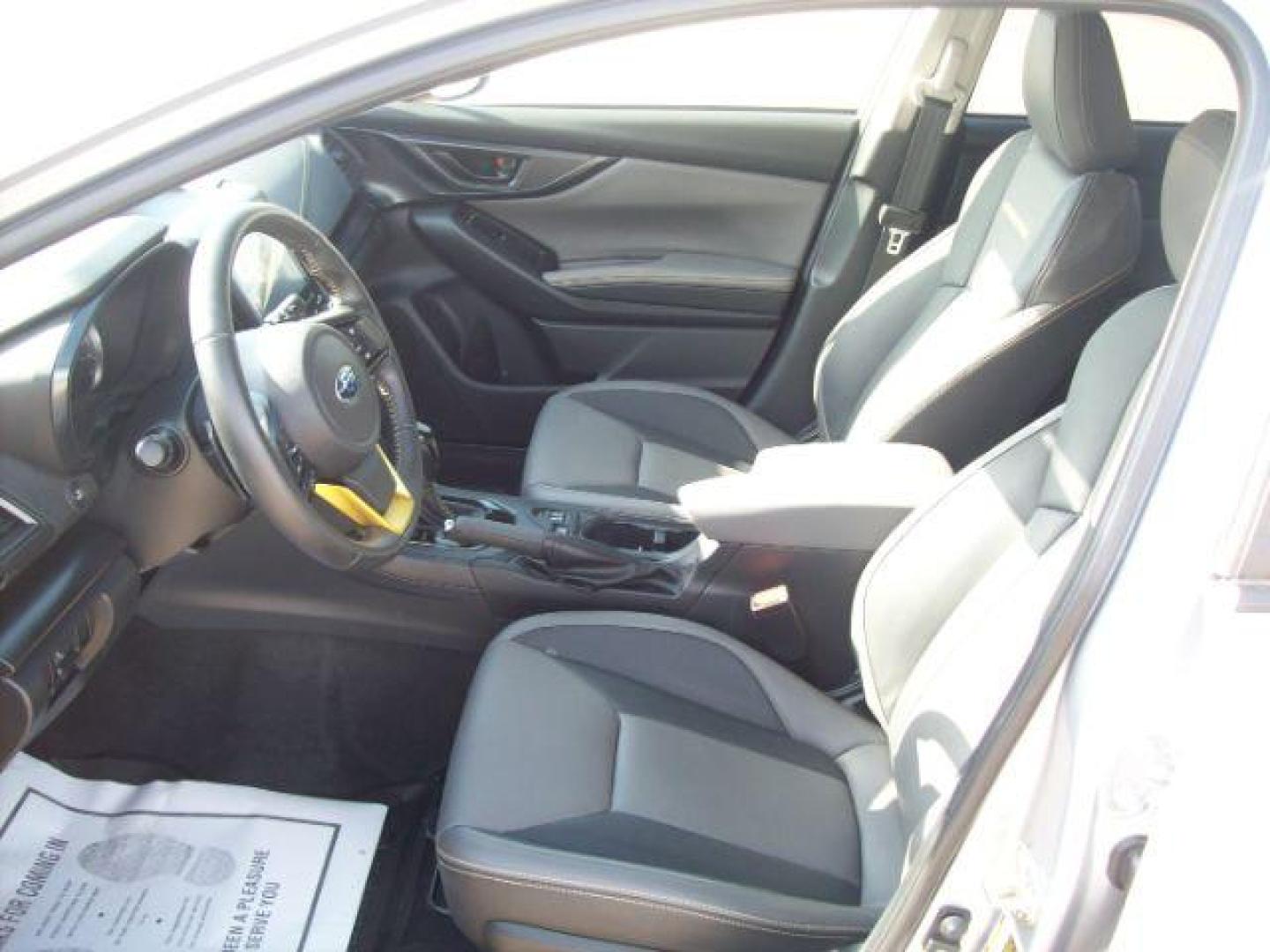 2021 Gray /Gray StarTex w/Yellow Stitching, leatherette Subaru Crosstrek Sport (JF2GTHSCXMH) with an 2.5L H4 SOHC 16V engine, Continuously Variable Transmission transmission, located at 605 West Oak Street, West, TX, 76691, (254) 826-5852, 31.803501, -97.098549 - Photo#6