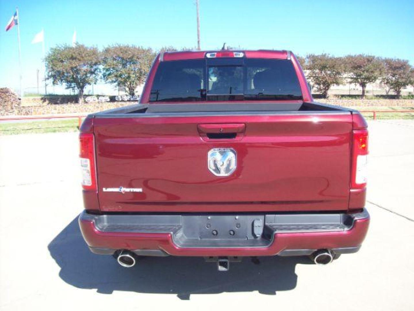 2020 Maroon /Black/Diesel Gray, cloth RAM 1500 Big Horn Crew Cab SWB 2WD (1C6RREFT0LN) with an 5.7L V8 OHV 16V engine, 8-Speed Automatic transmission, located at 605 West Oak Street, West, TX, 76691, (254) 826-5852, 31.803501, -97.098549 - Photo#3