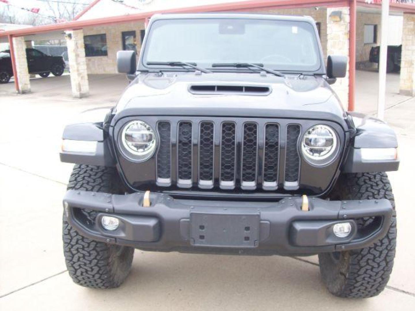 2021 Black /Black Leather Jeep Wrangler Unlimited Rubicon 392 (1C4JJXSJ5MW) with an 6.4L V8 DOHC 32V engine, 6-Speed Automatic transmission, located at 605 West Oak Street, West, TX, 76691, (254) 826-5852, 31.803501, -97.098549 - Photo#2