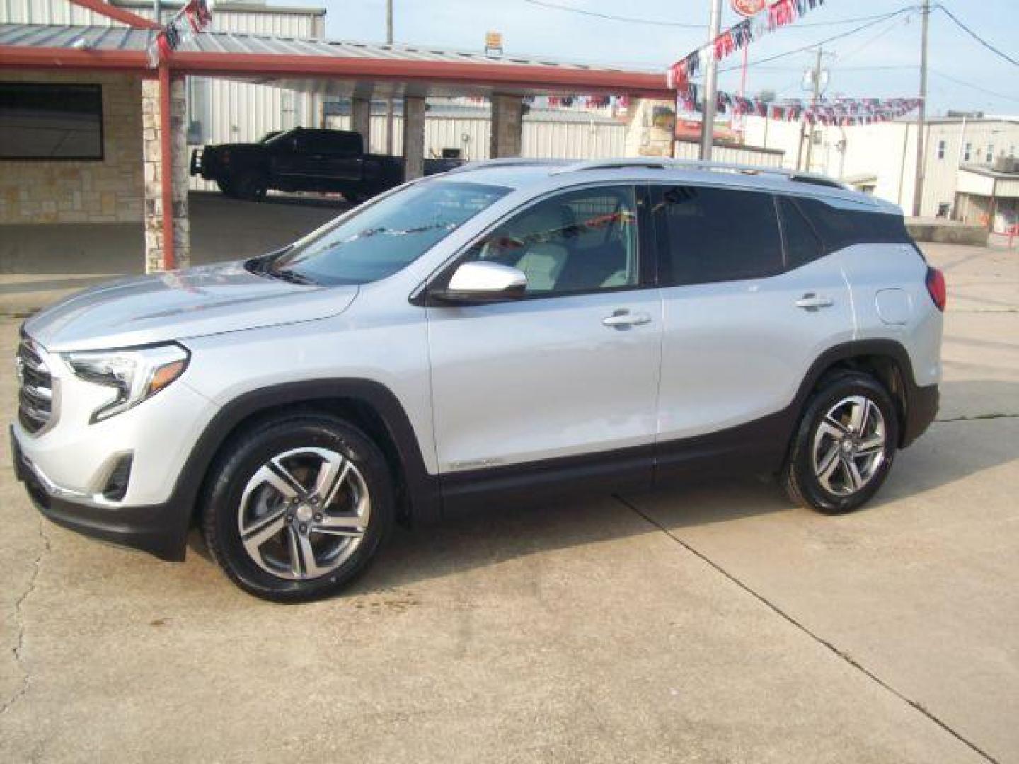 2019 White /Jet Black, leather GMC Terrain SLT (3GKALPEV1KL) with an 1.4L L4 DOHC 16V TURBO engine, 6-Speed Automatic transmission, located at 605 West Oak Street, West, TX, 76691, (254) 826-5852, 31.803501, -97.098549 - Photo#0