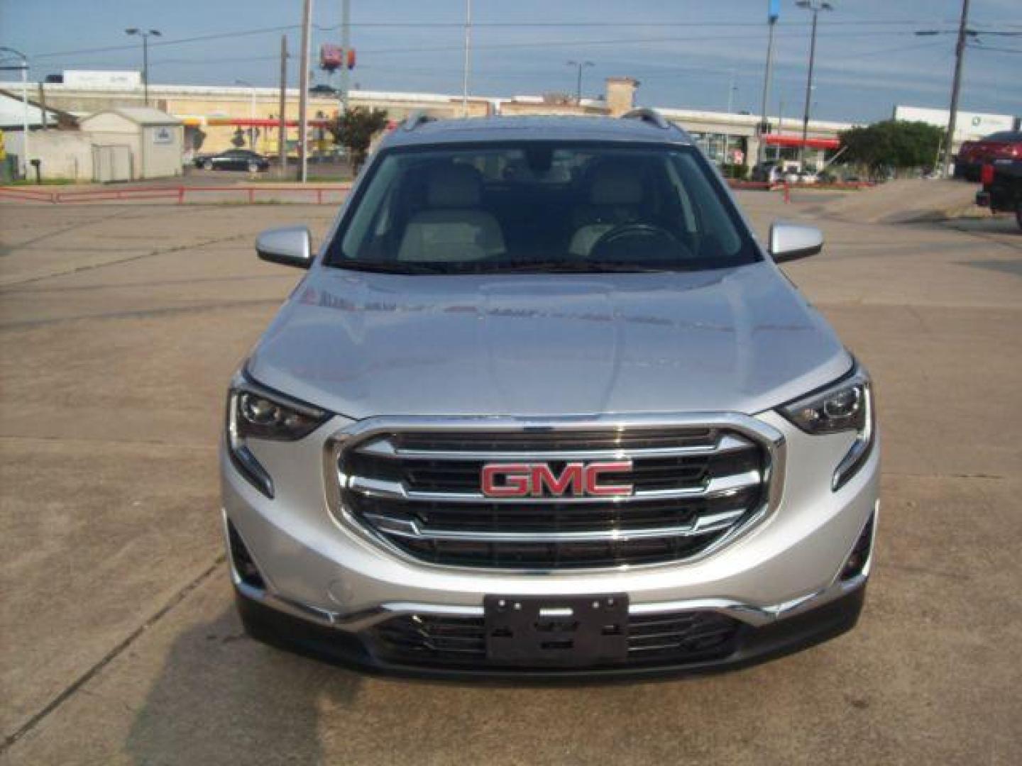 2019 White /Jet Black, leather GMC Terrain SLT (3GKALPEV1KL) with an 1.4L L4 DOHC 16V TURBO engine, 6-Speed Automatic transmission, located at 605 West Oak Street, West, TX, 76691, (254) 826-5852, 31.803501, -97.098549 - Photo#2