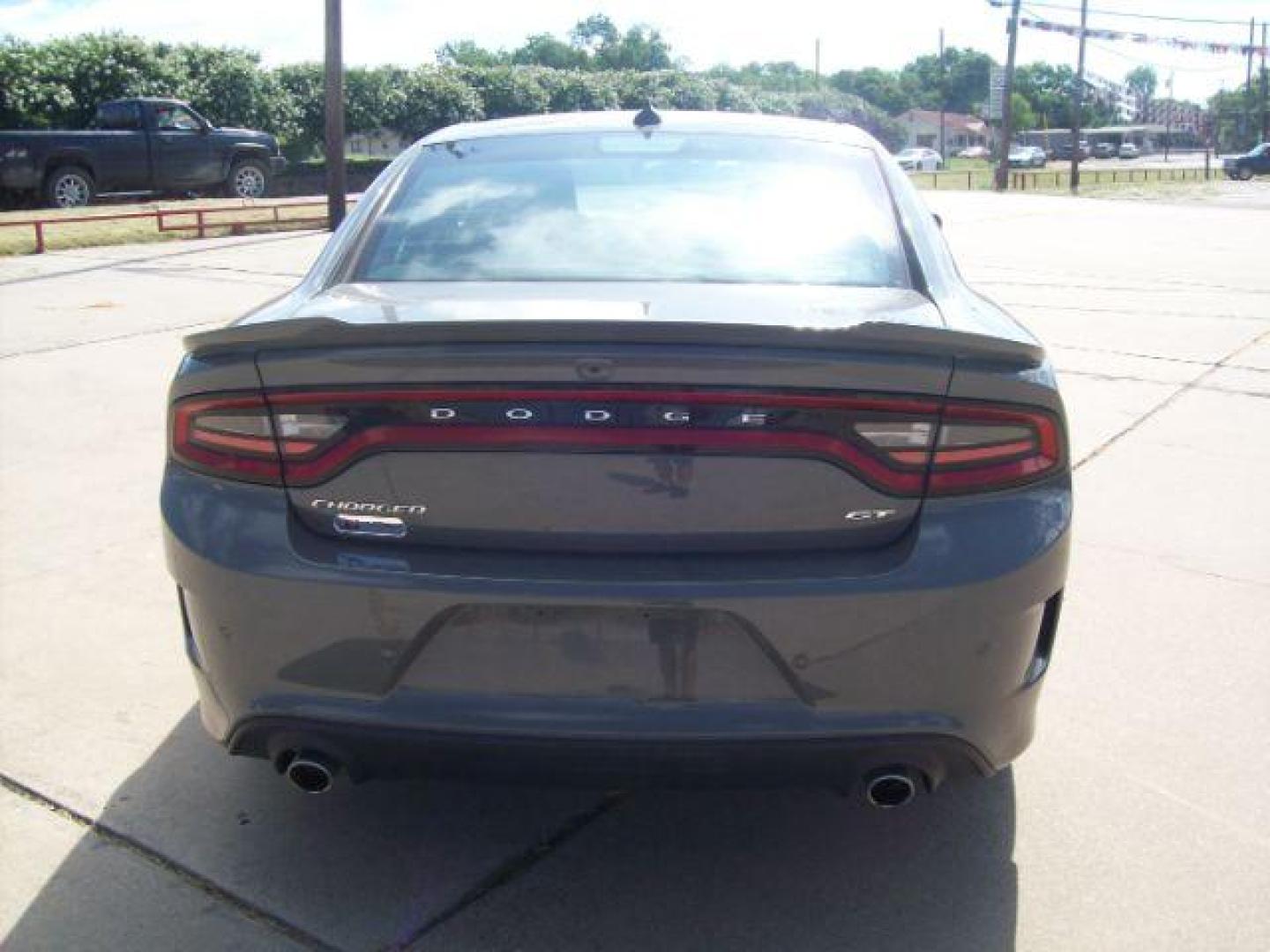 2023 Gray /Black Dodge Charger GT (2C3CDXHG9PH) with an 3.6L V6 DOHC 24V engine, 8-Speed Automatic transmission, located at 605 West Oak Street, West, TX, 76691, (254) 826-5852, 31.803501, -97.098549 - Photo#3