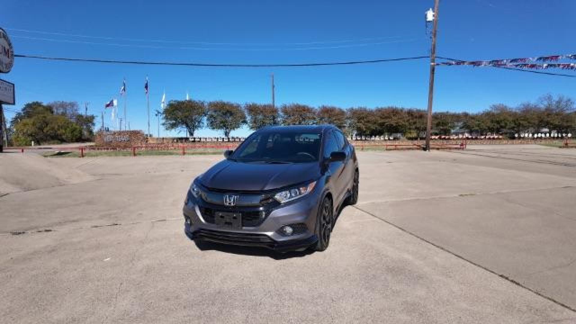 2022 Gray /Black Honda HR-V Sport AWD (3CZRU6H14NM) with an 1.8L L4 DOHC 16V engine, Continuously Variable Transmission transmission, located at 605 West Oak Street, West, TX, 76691, (254) 826-5852, 31.803501, -97.098549 - Photo#0